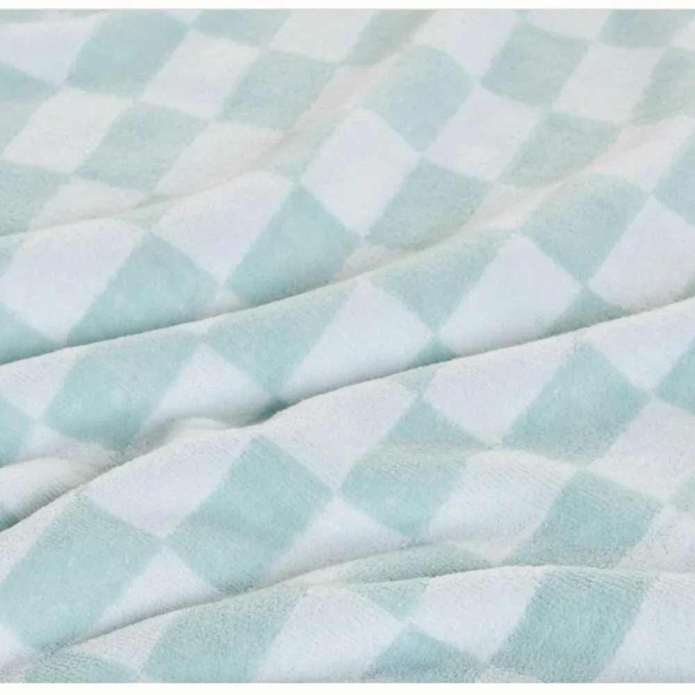 Business & Pleasure Beach Blanket Vintage Blue Check - Picture 3 of 5